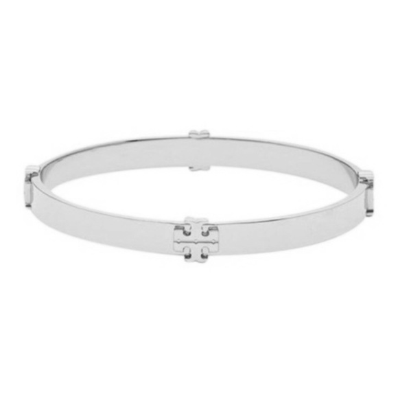 TORY BURCH • Logo Station Bangle Bracelet - Picture 5 of 6
